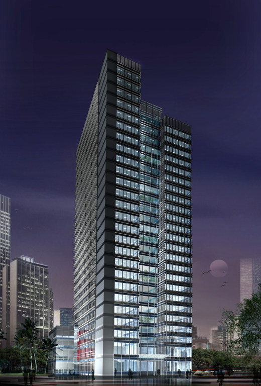 东方豪景商务大厦CAD建筑施工图纸缩略图