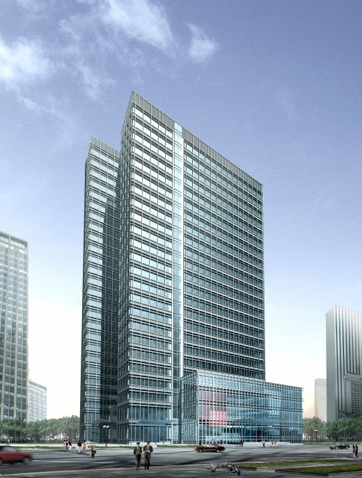 东方豪景商务大厦CAD建筑施工图纸