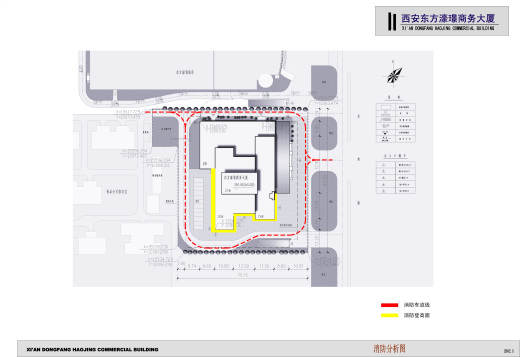 东方豪景商务大厦CAD建筑施工图纸缩略图