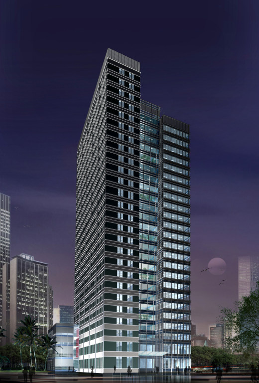 东方豪景商务大厦CAD建筑施工图纸缩略图