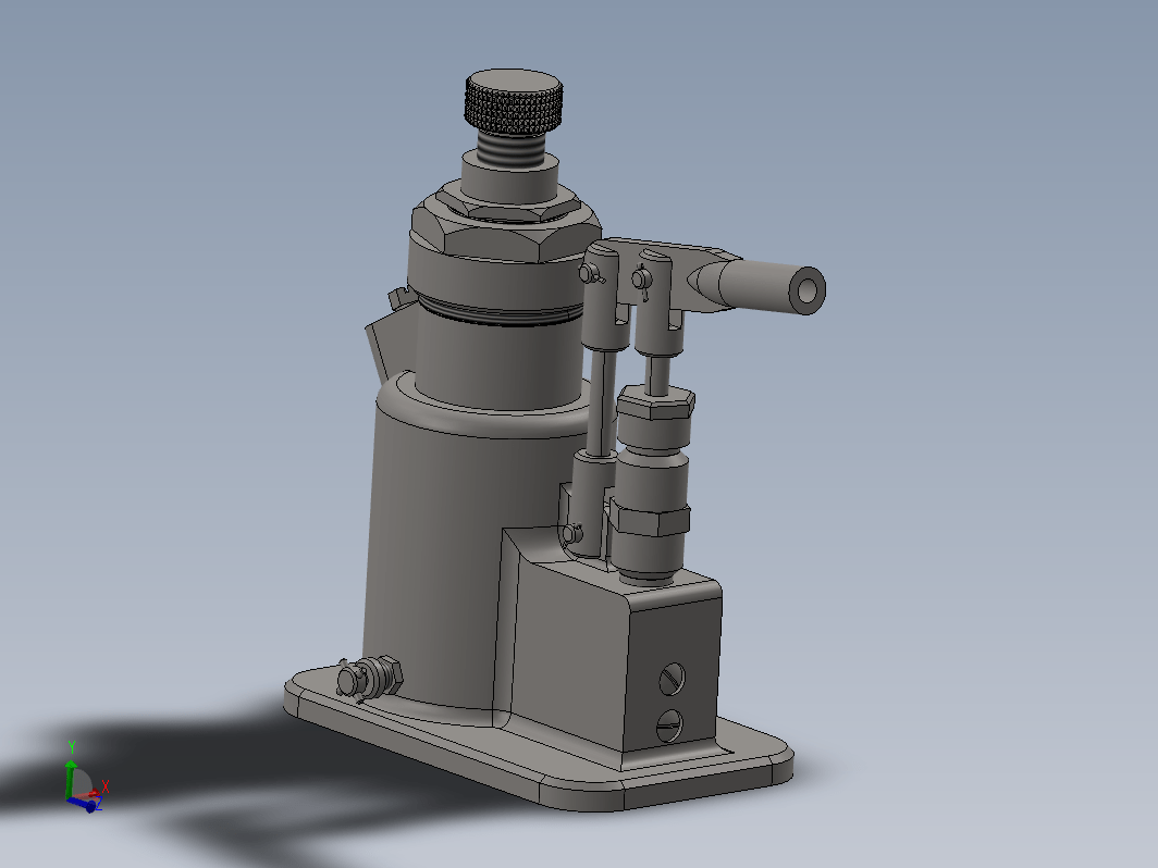 solidworks液压千斤顶