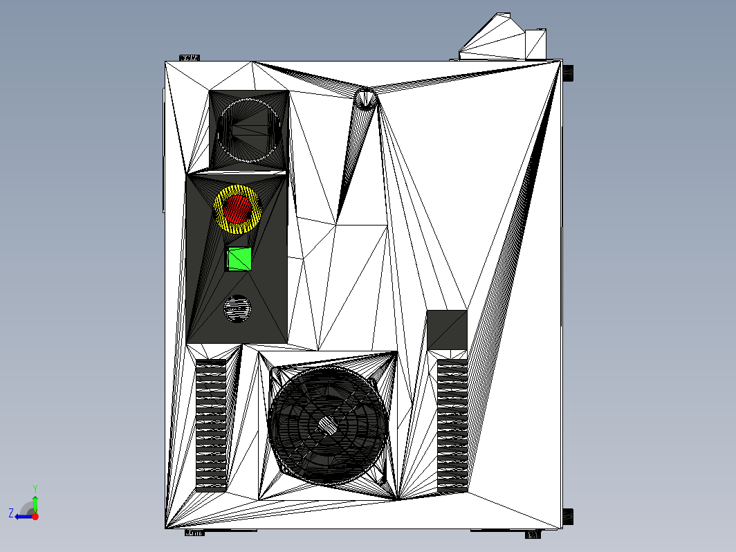 控制柜数模