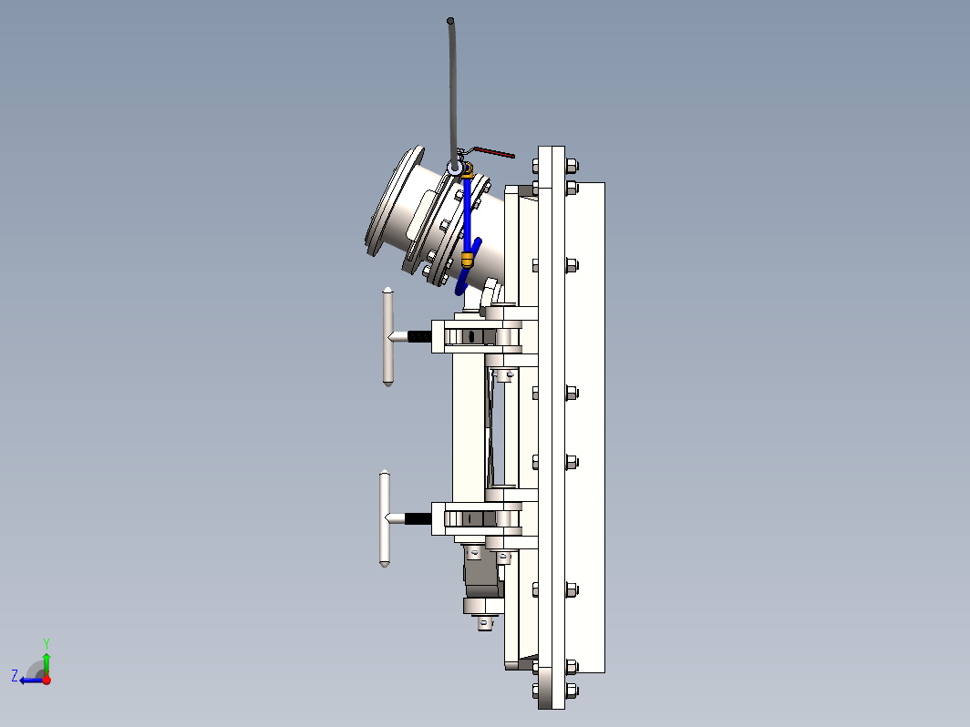 Porte visite industrielle工业门结构