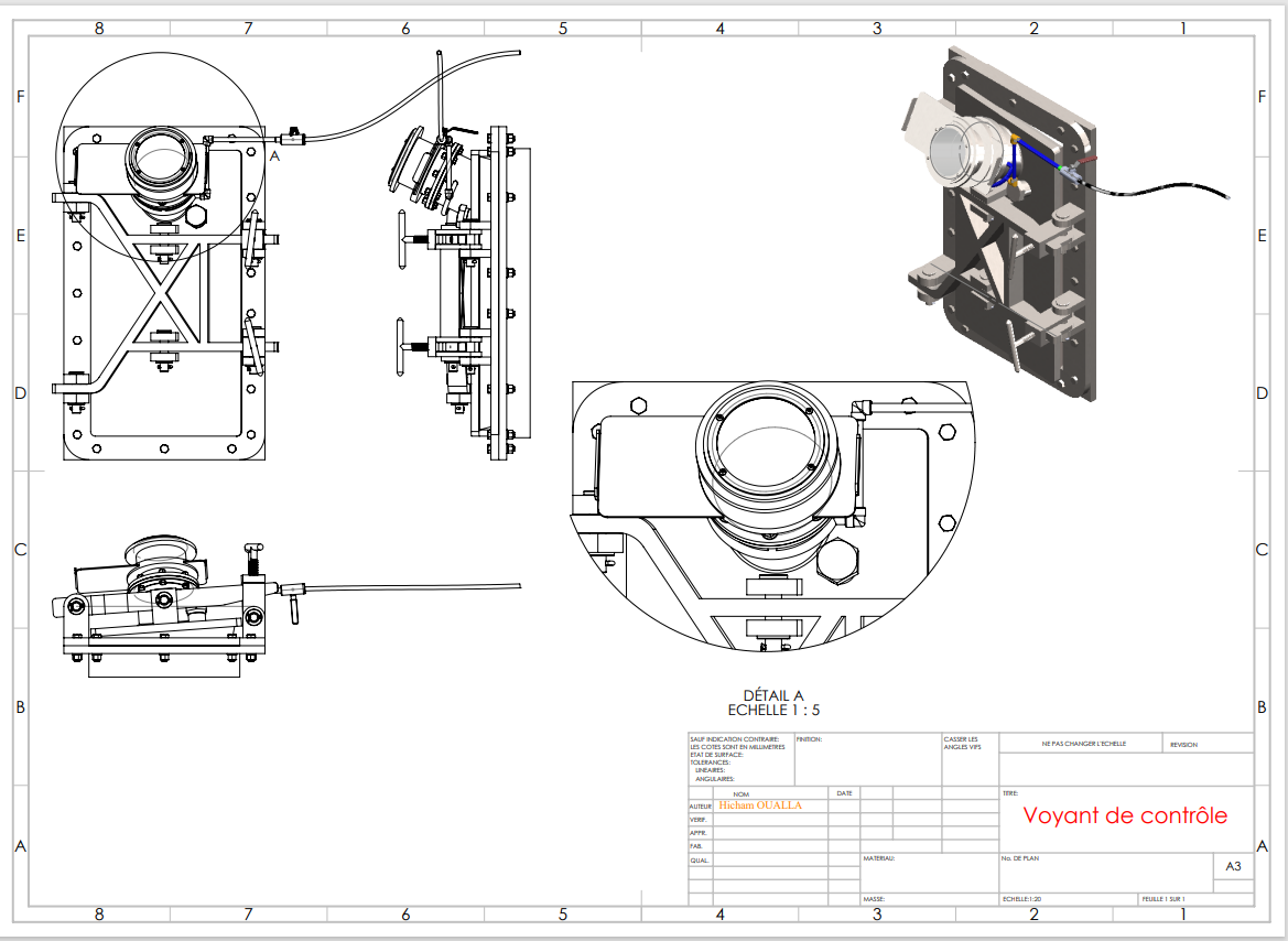 Porte visite industrielle工业门结构