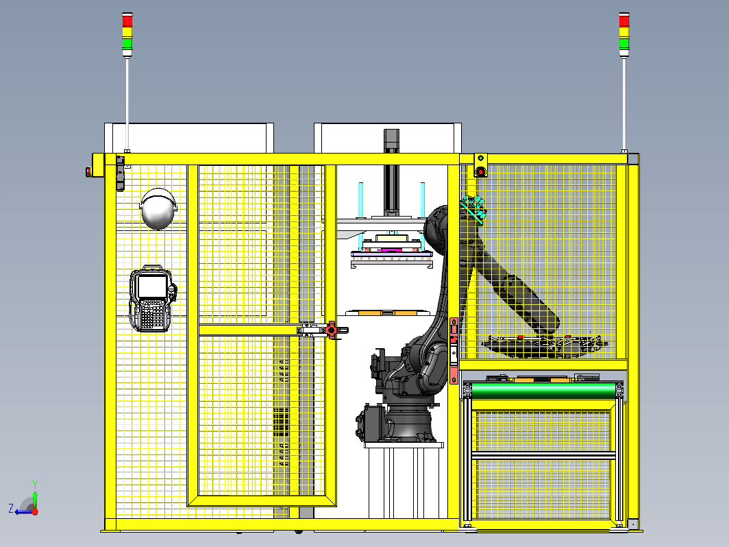 笔记本电脑自动搬运压合测试站