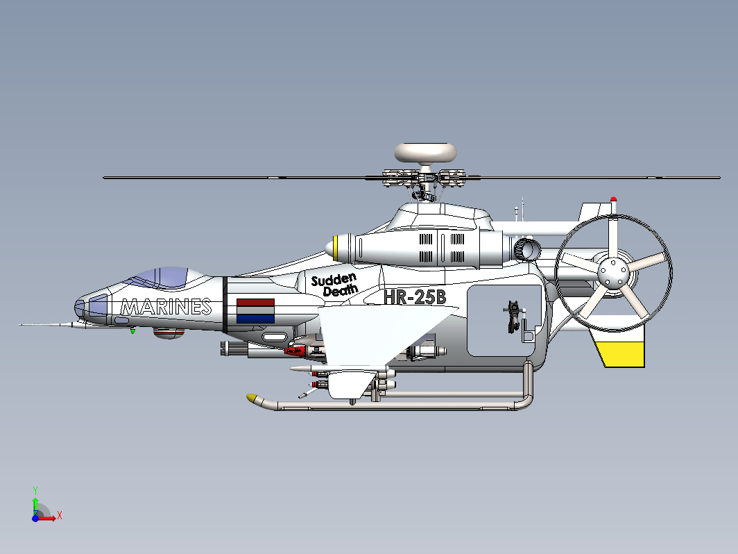 HR-25B海军攻击直升机