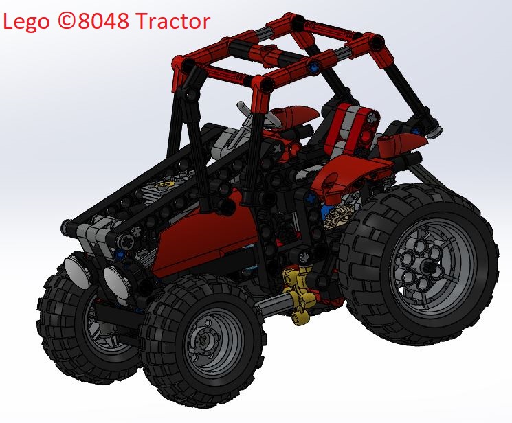 lego-8048-tractor沙漠赛车拼装模型