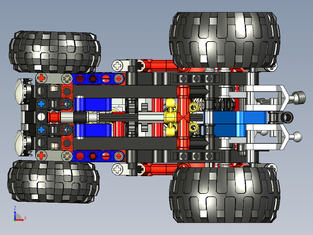 lego-8048-tractor沙漠赛车拼装模型