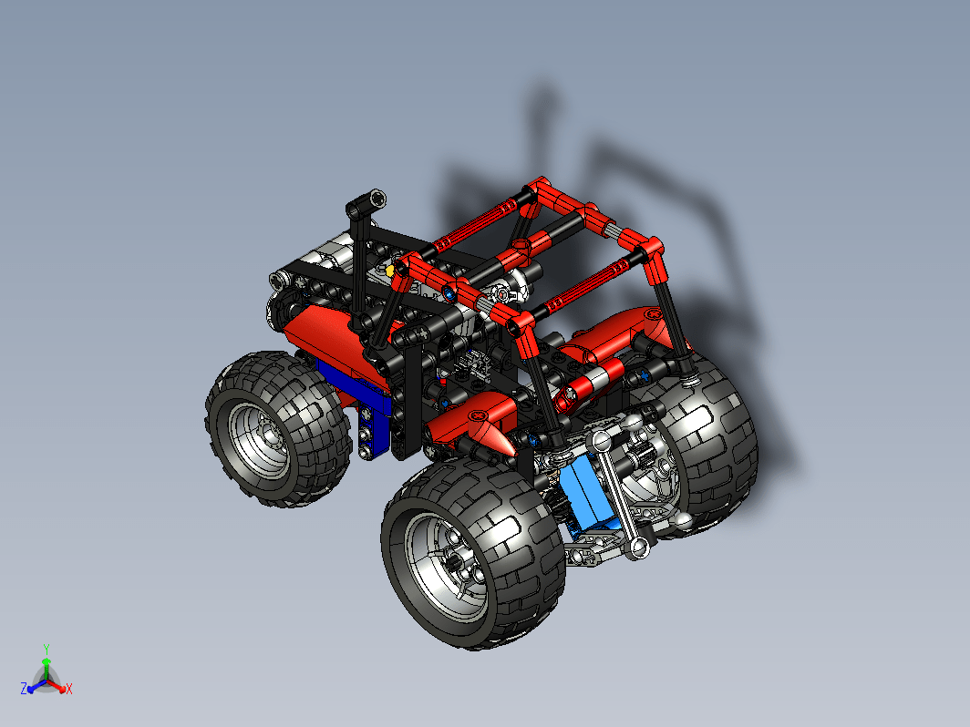 lego-8048-tractor沙漠赛车拼装模型