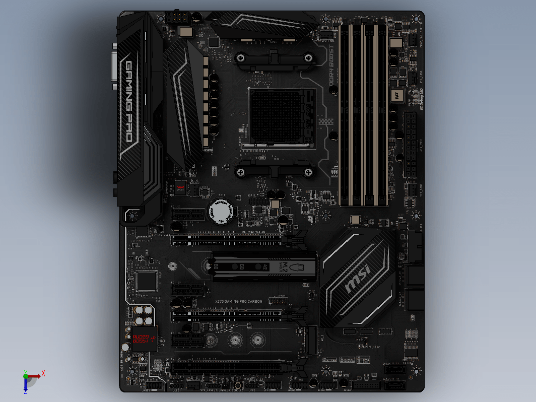 微星X370 GAMING PRO CARBON主板