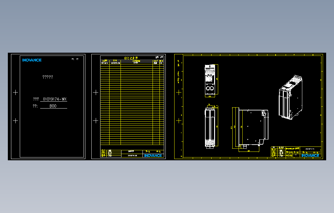 高性能多机传动驱动器_B00(MD810-50M4TD18.5G300W+整机外形图)