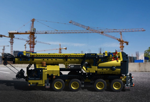 移动式起重机(Mobile Crane 42108)玩具拼装模型