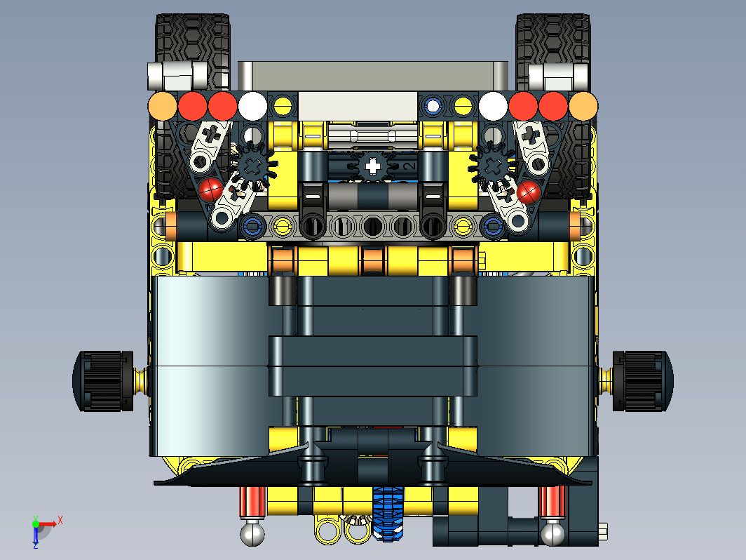 移动式起重机(Mobile Crane 42108)玩具拼装模型