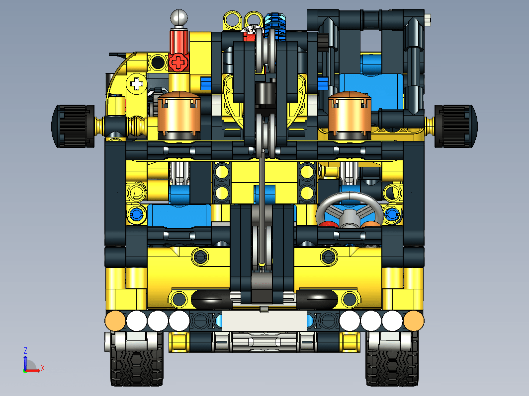 移动式起重机(Mobile Crane 42108)玩具拼装模型