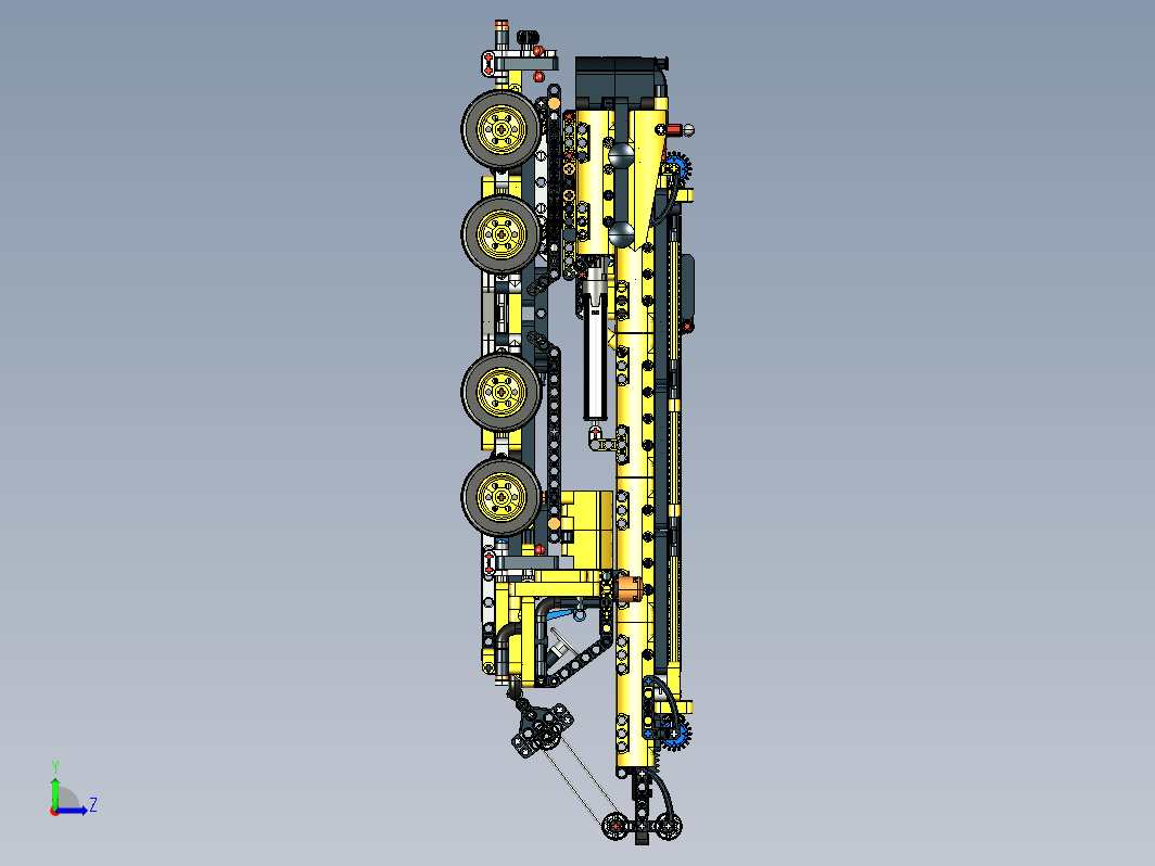 移动式起重机(Mobile Crane 42108)玩具拼装模型