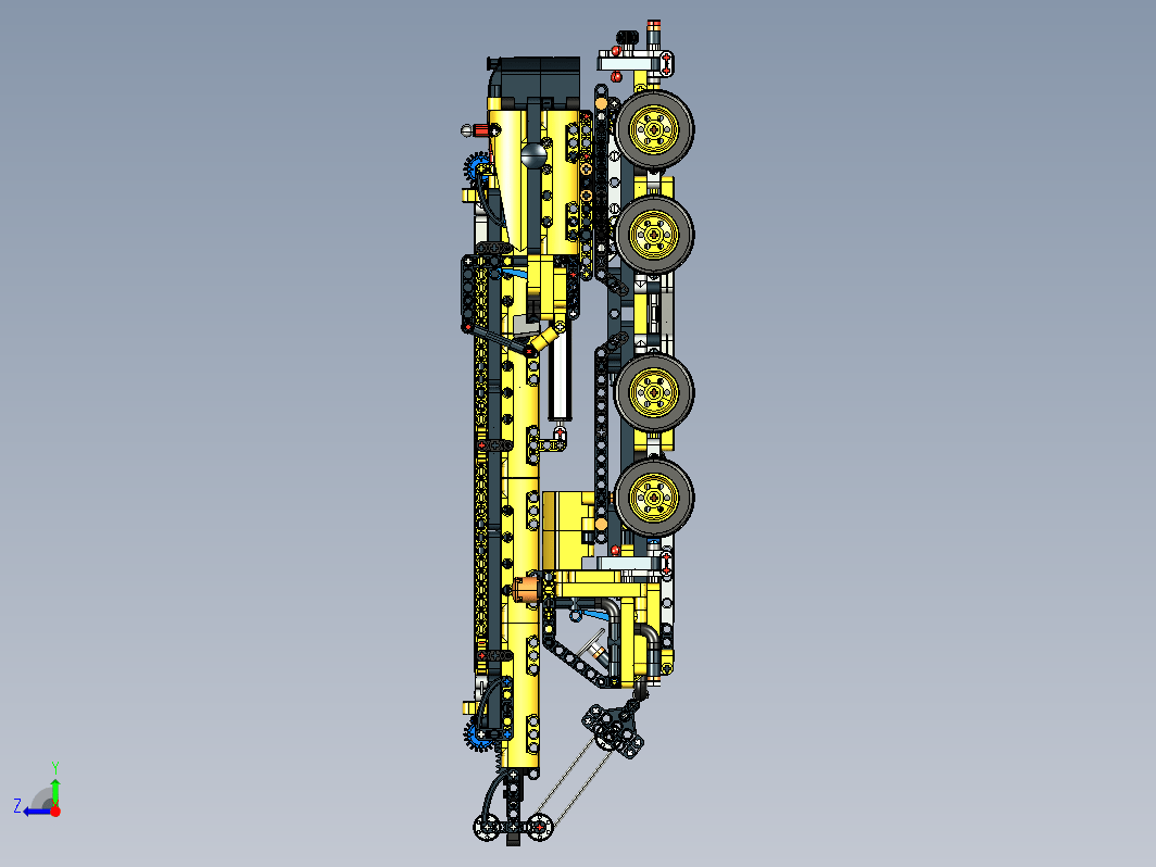 移动式起重机(Mobile Crane 42108)玩具拼装模型