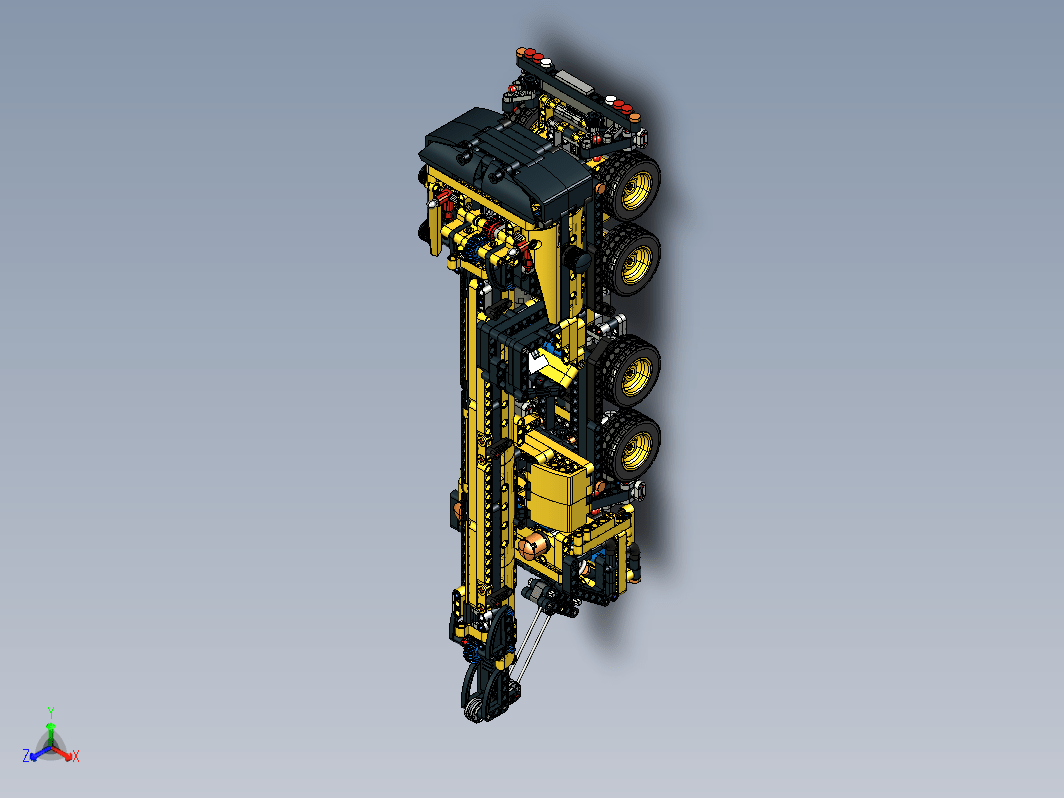 移动式起重机(Mobile Crane 42108)玩具拼装模型