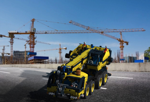 移动式起重机(Mobile Crane 42108)玩具拼装模型缩略图