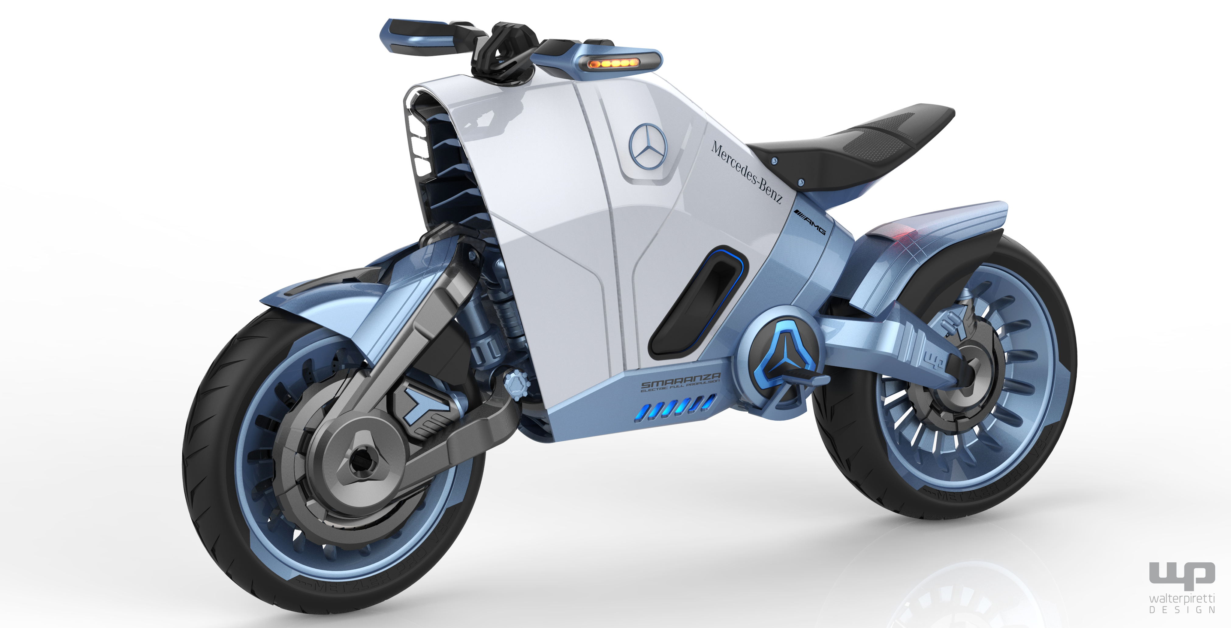 SMARANZA Mercedes概念电动摩托车