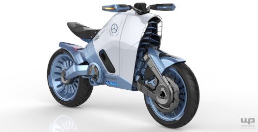 SMARANZA Mercedes概念电动摩托车缩略图