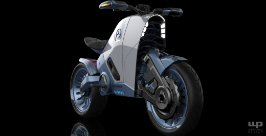 SMARANZA Mercedes概念电动摩托车缩略图