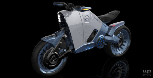 SMARANZA Mercedes概念电动摩托车缩略图