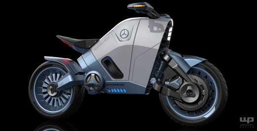 SMARANZA Mercedes概念电动摩托车缩略图