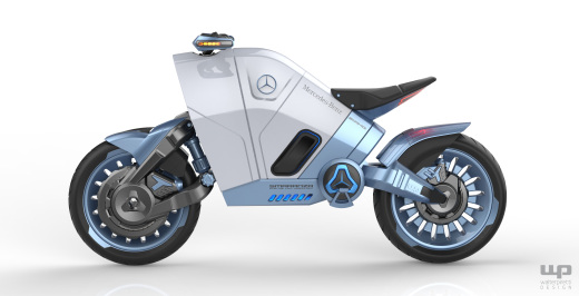 SMARANZA Mercedes概念电动摩托车缩略图