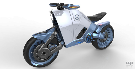 SMARANZA Mercedes概念电动摩托车缩略图