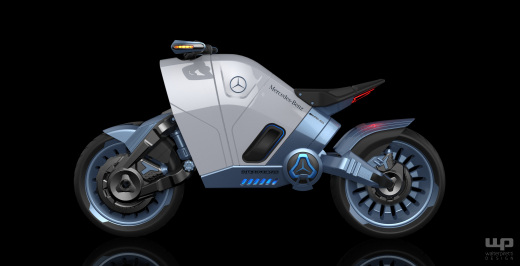 SMARANZA Mercedes概念电动摩托车缩略图