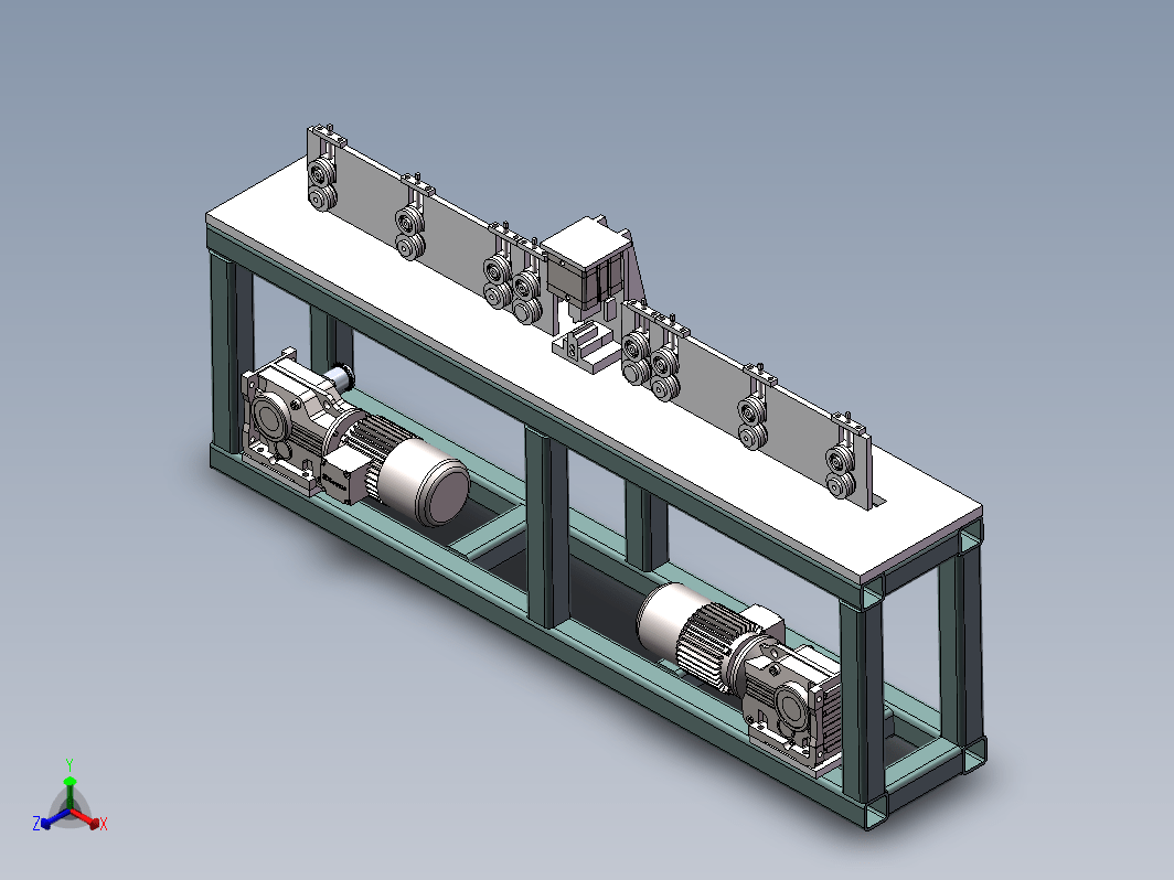 钢管挤切机sw14 + cad