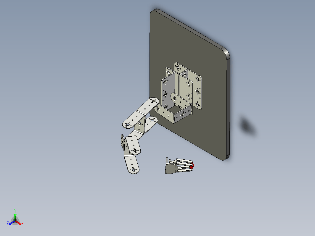 Robot arm 6 axes prototype机器人臂6轴原型