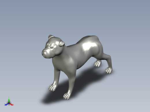 3D狗UG模型缩略图