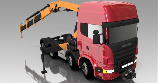 Crane Outrigger起重机支架吊臂缩略图