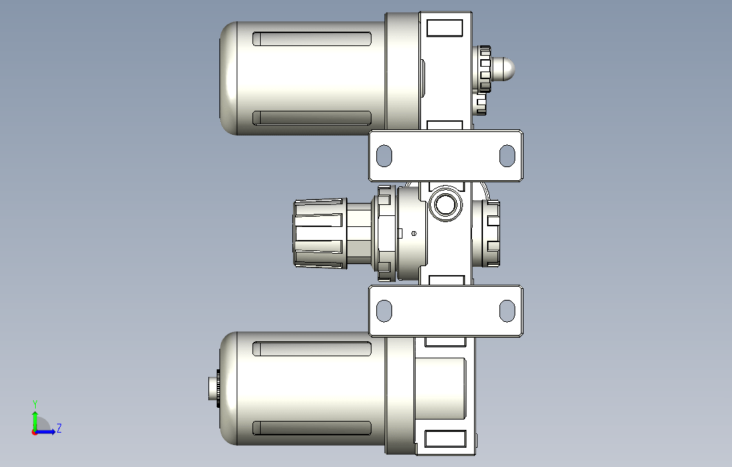 气源处理元件三点式组合3D-CC-400-A系列