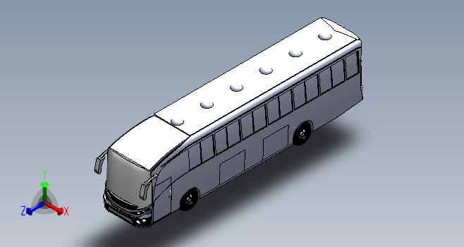 F0259-大巴车模型图