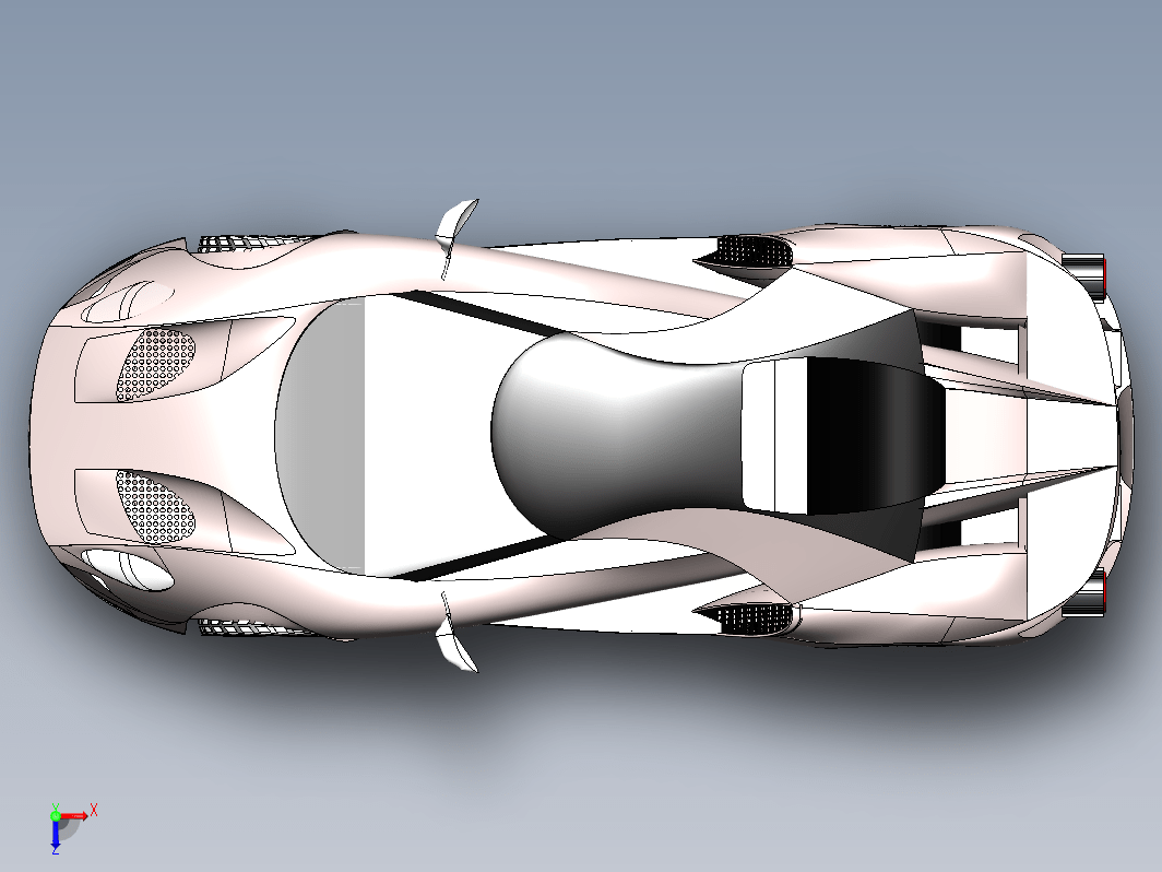 Ford Gt 16跑车车壳