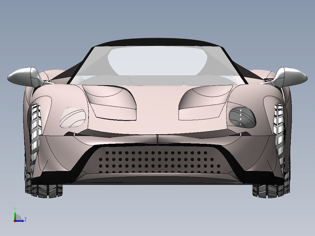 Ford Gt 16跑车车壳