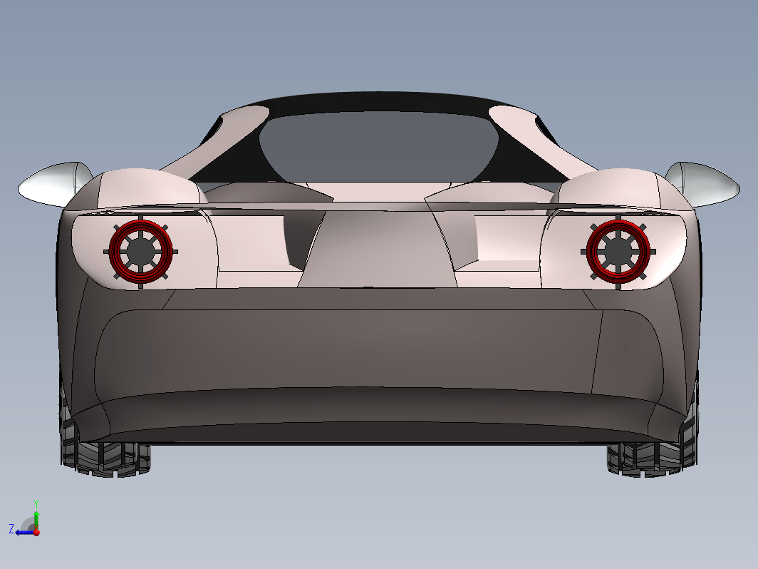 Ford Gt 16跑车车壳