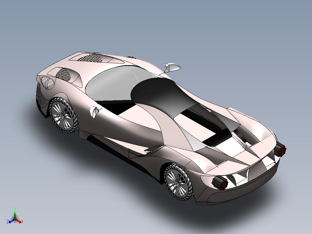 Ford Gt 16跑车车壳