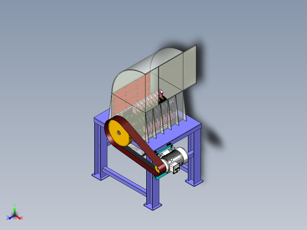 破碎机3D+cad