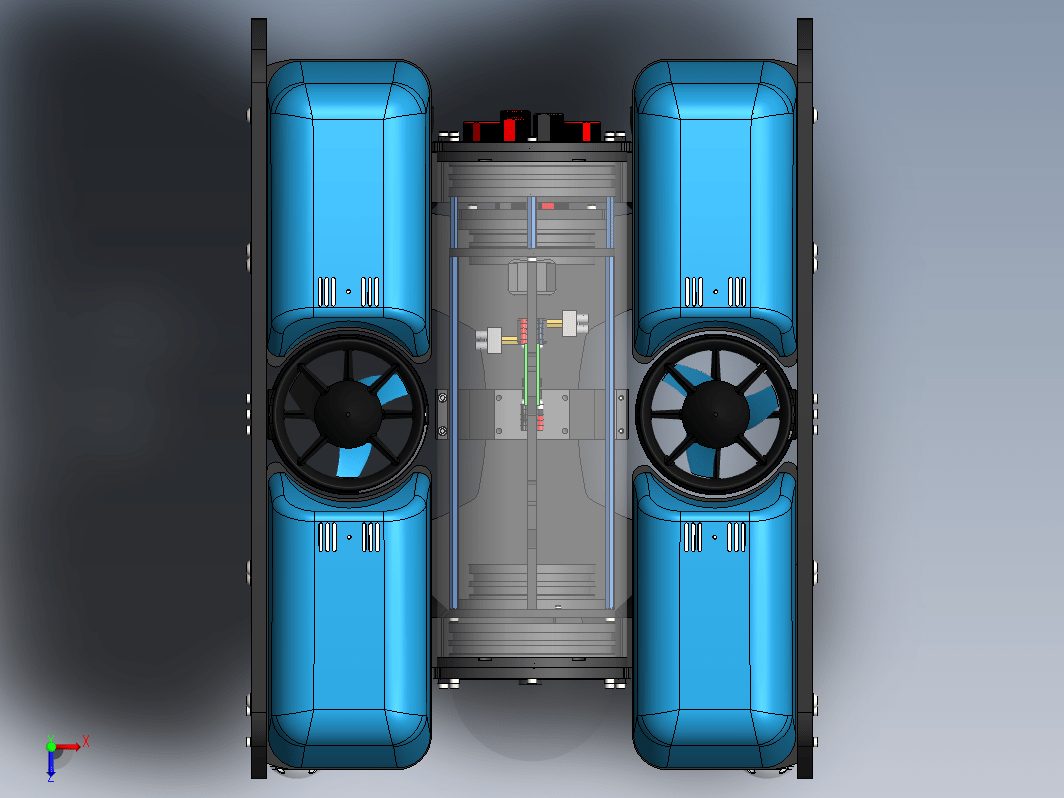 ROV2水下机器人精细三维建模