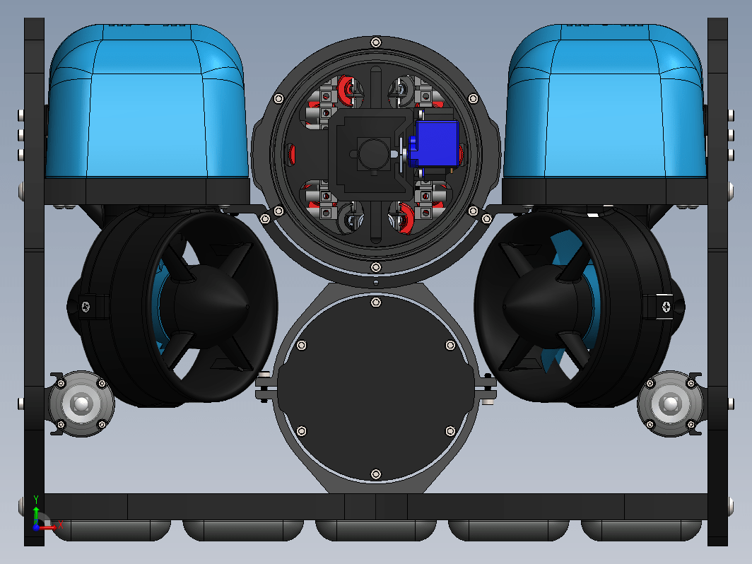 ROV2水下机器人精细三维建模