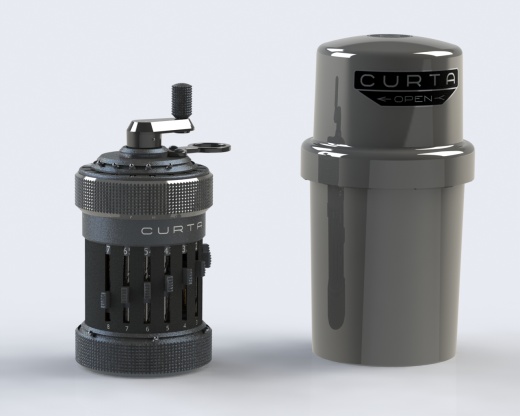 Curta手持机械式计算机器3D图纸(Type 1 ca 1930)缩略图