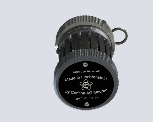 Curta手持机械式计算机器3D图纸(Type 1 ca 1930)缩略图