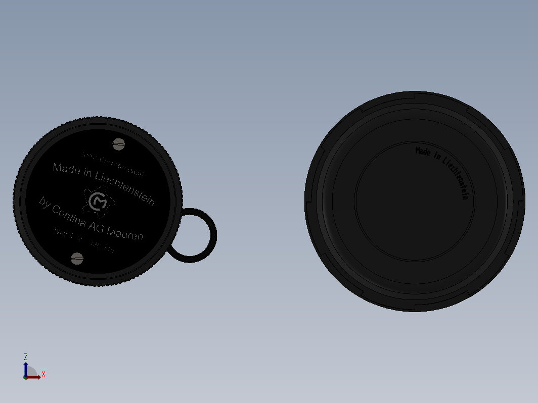 Curta手持机械式计算机器3D图纸(Type 1 ca 1930)