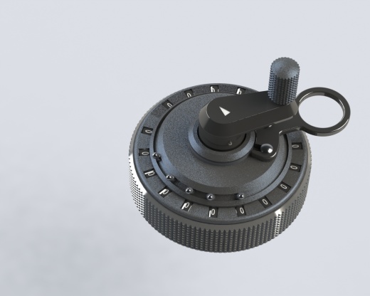 Curta手持机械式计算机器3D图纸(Type 1 ca 1930)缩略图