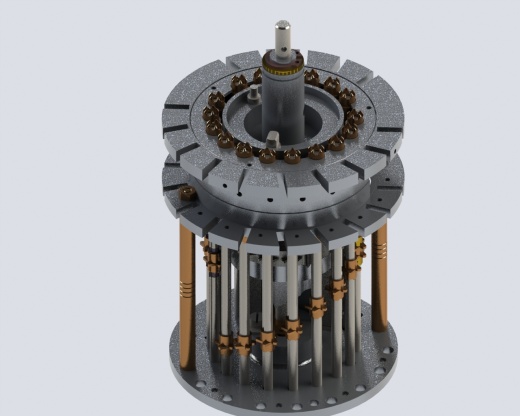 Curta手持机械式计算机器3D图纸(Type 1 ca 1930)缩略图