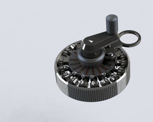 Curta手持机械式计算机器3D图纸(Type 1 ca 1930)缩略图