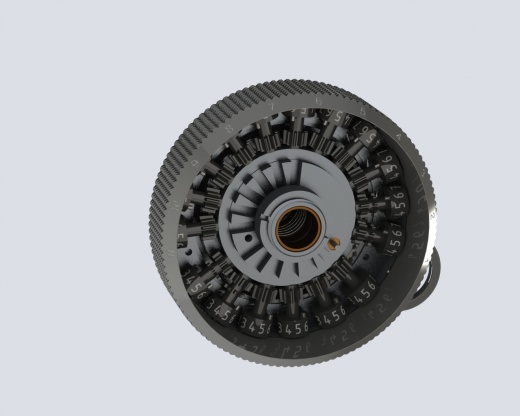 Curta手持机械式计算机器3D图纸(Type 1 ca 1930)缩略图